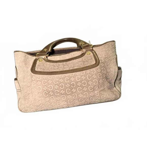 Celine Tan Suede and Leather Boogie Bag - Picture 3 of 10